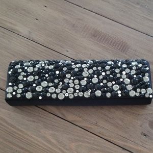 Formal black clutch